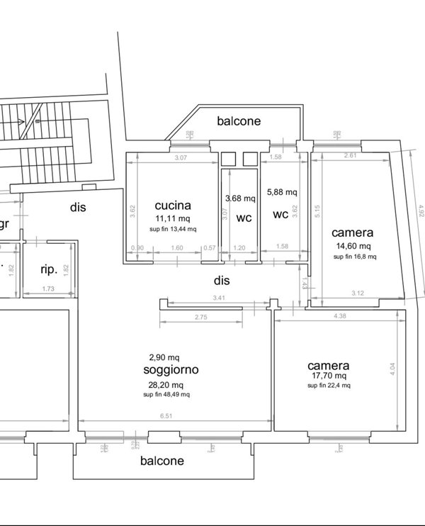 appartamento in vendita a Livorno in zona Centro Città