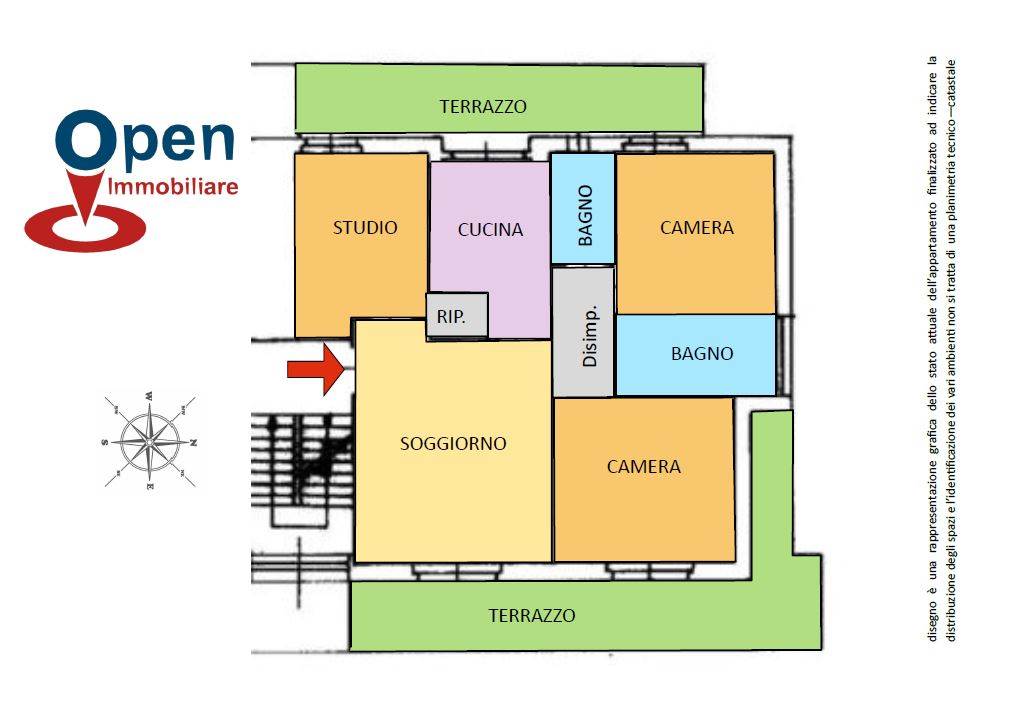 appartamento in vendita a Livorno in zona Antignano