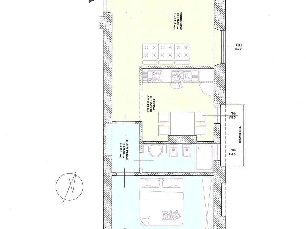 appartamento in vendita a Livorno