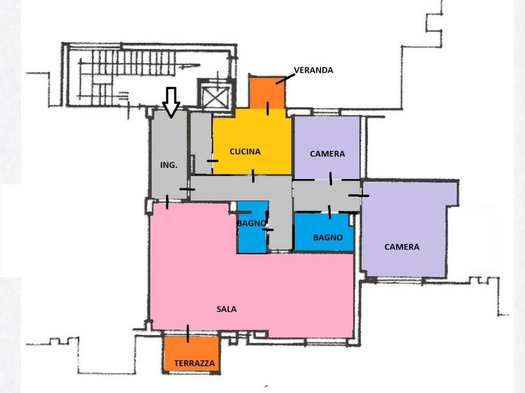 appartamento in vendita a Livorno in zona Centro Città