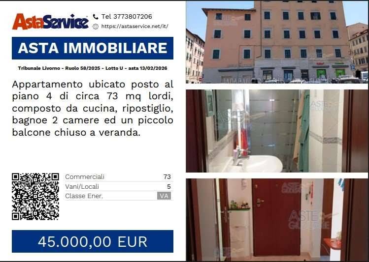 appartamento in vendita a Livorno in zona Centro Città