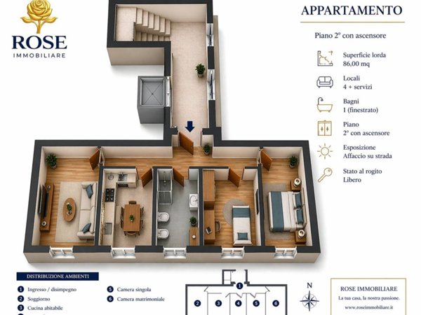 appartamento in vendita a Livorno