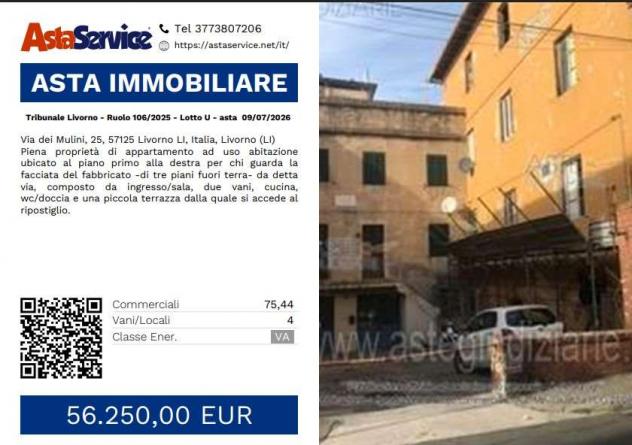 appartamento in vendita a Livorno