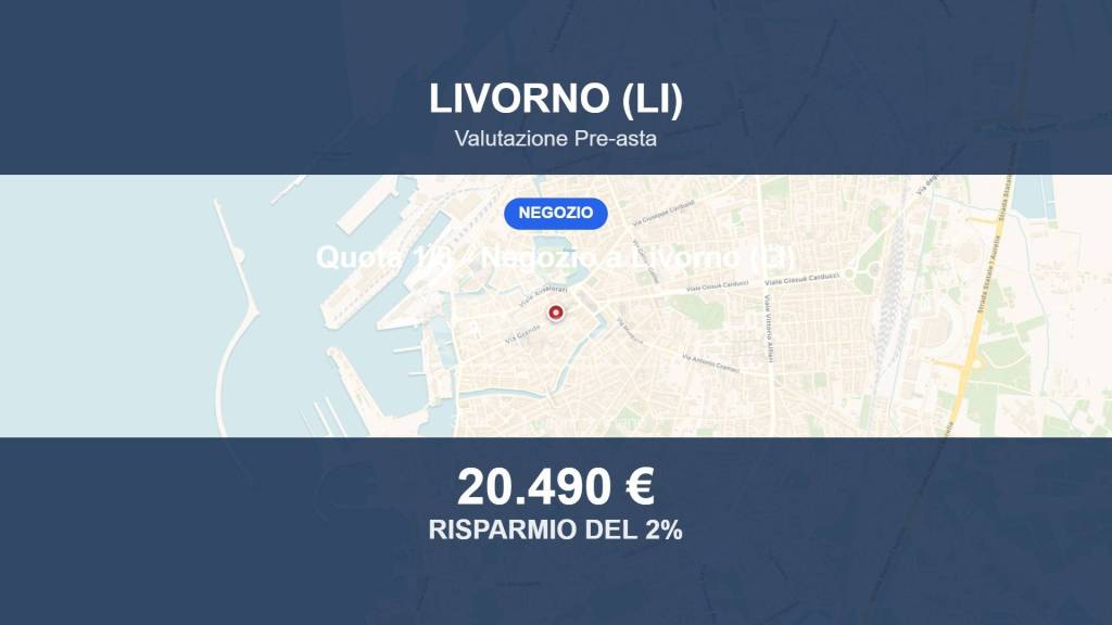 negozio in vendita a Livorno in zona Centro Città