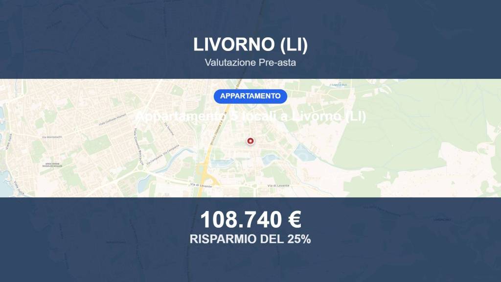 appartamento in vendita a Livorno