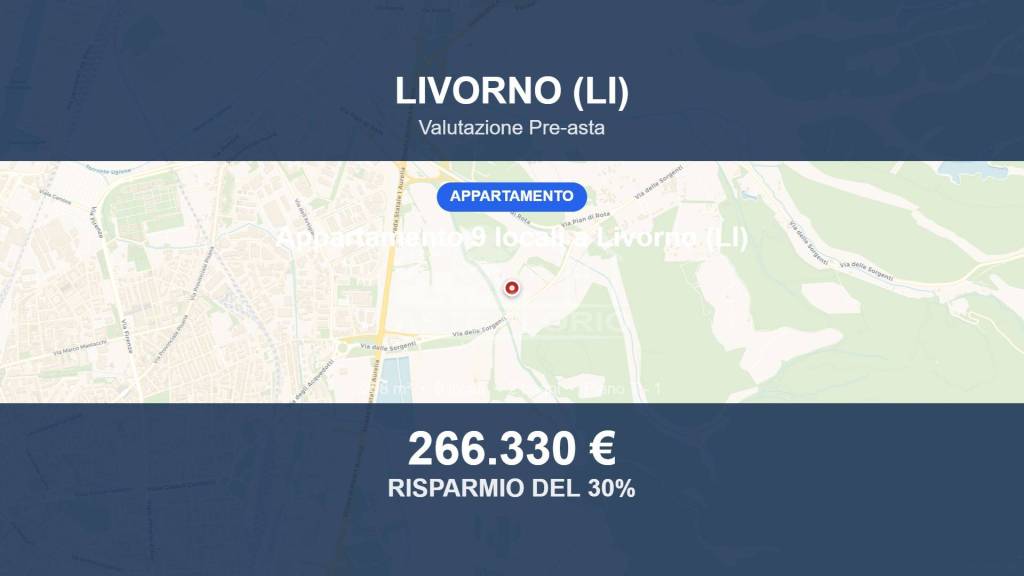 appartamento in vendita a Livorno in zona Valle Benedetta