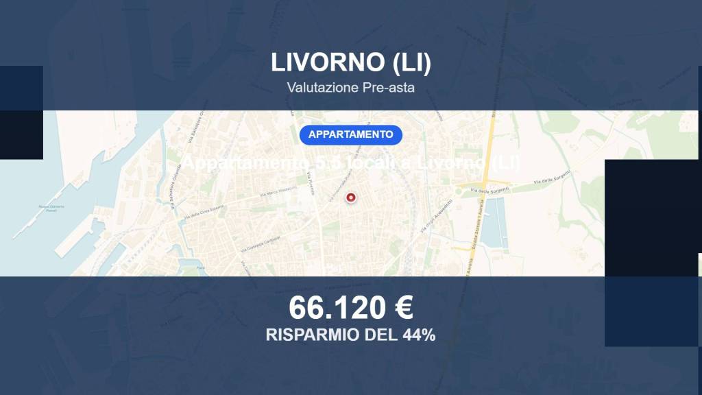 appartamento in vendita a Livorno in zona Stazione