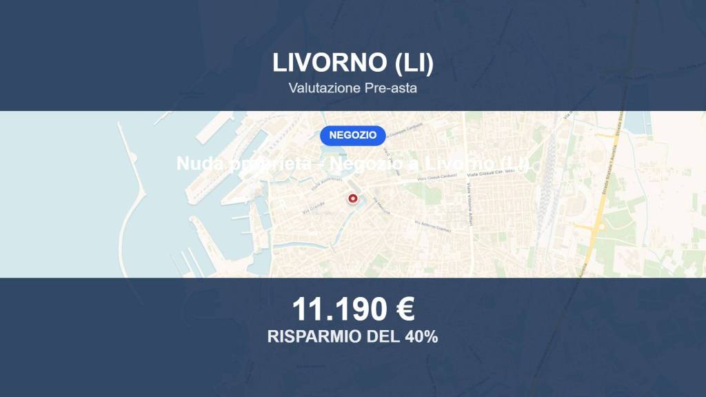 negozio in vendita a Livorno in zona Centro Città