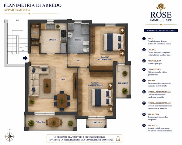 appartamento in vendita a Livorno in zona Lungomare