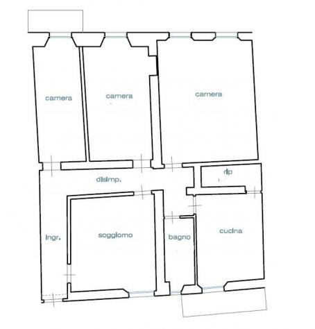 appartamento in vendita a Piombino in zona Fiorentina