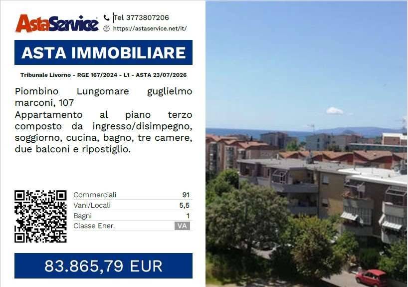 appartamento in vendita a Piombino