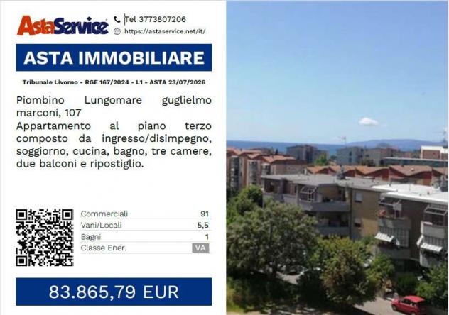 appartamento in vendita a Piombino