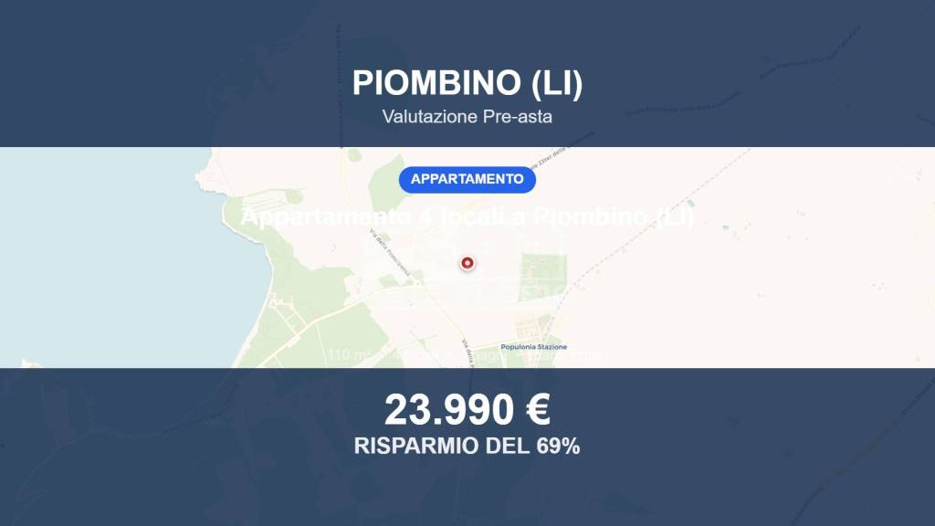 appartamento in vendita a Piombino in zona Gagno