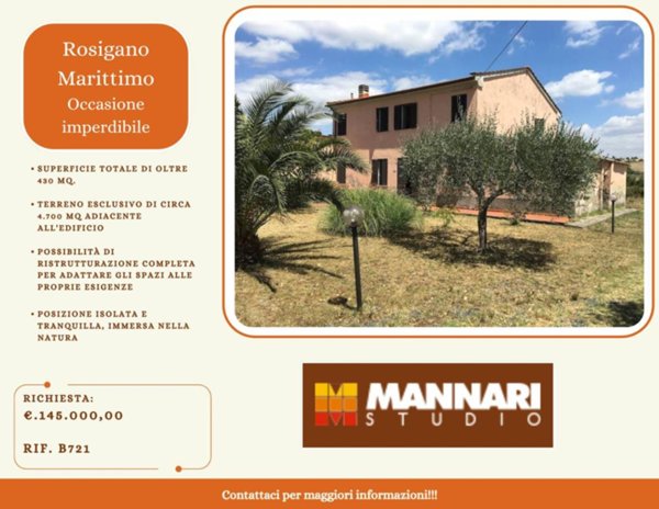 casa indipendente in vendita a Rosignano Marittimo
