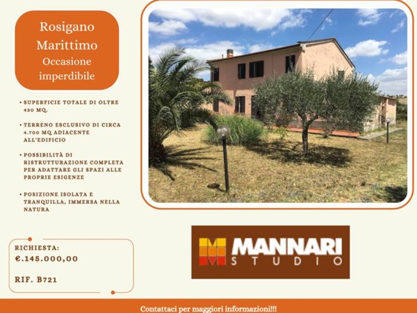 casa indipendente in vendita a Rosignano Marittimo in zona Gabbro
