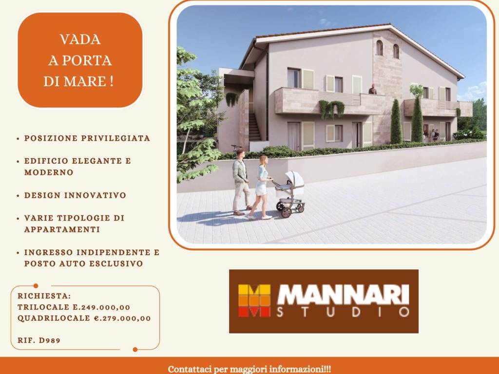 appartamento in vendita a Rosignano Marittimo in zona Vada