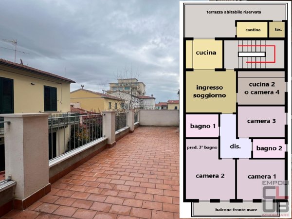 appartamento in vendita a Rosignano Marittimo in zona Castiglioncello
