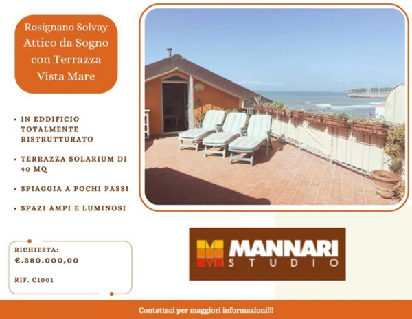 appartamento in vendita a Rosignano Marittimo in zona Rosignano Solvay