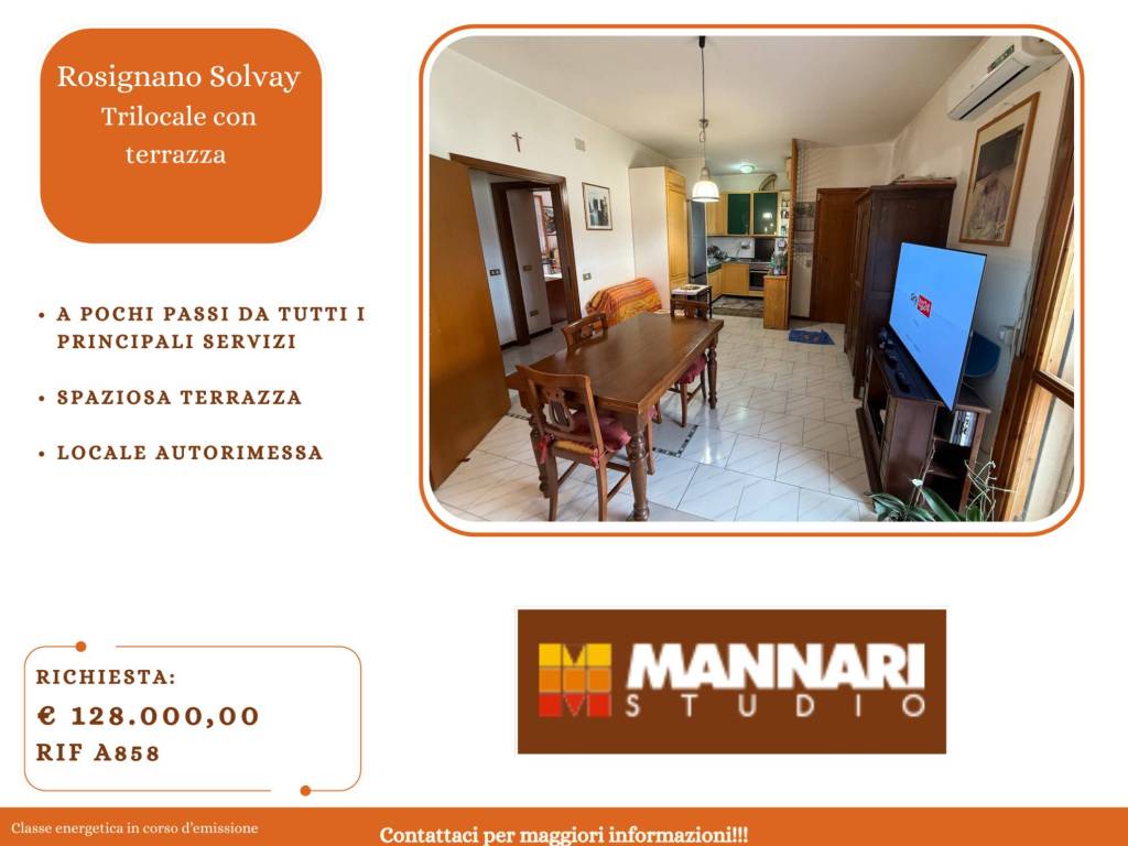 appartamento in vendita a Rosignano Marittimo in zona Rosignano Solvay