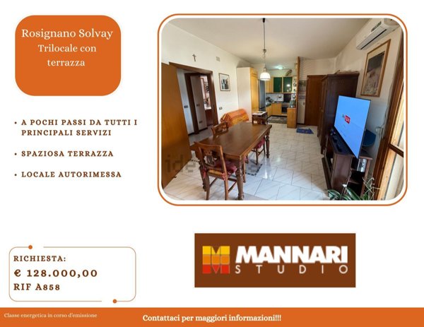 appartamento in vendita a Rosignano Marittimo in zona Rosignano Solvay