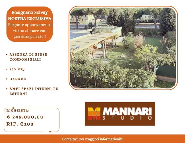 appartamento in vendita a Rosignano Marittimo