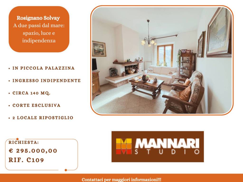 appartamento in vendita a Rosignano Marittimo in zona Rosignano Solvay