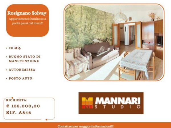 appartamento in vendita a Rosignano Marittimo in zona Rosignano Solvay