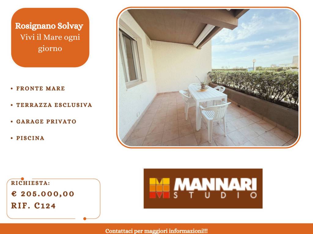 appartamento in vendita a Rosignano Marittimo in zona Rosignano Solvay