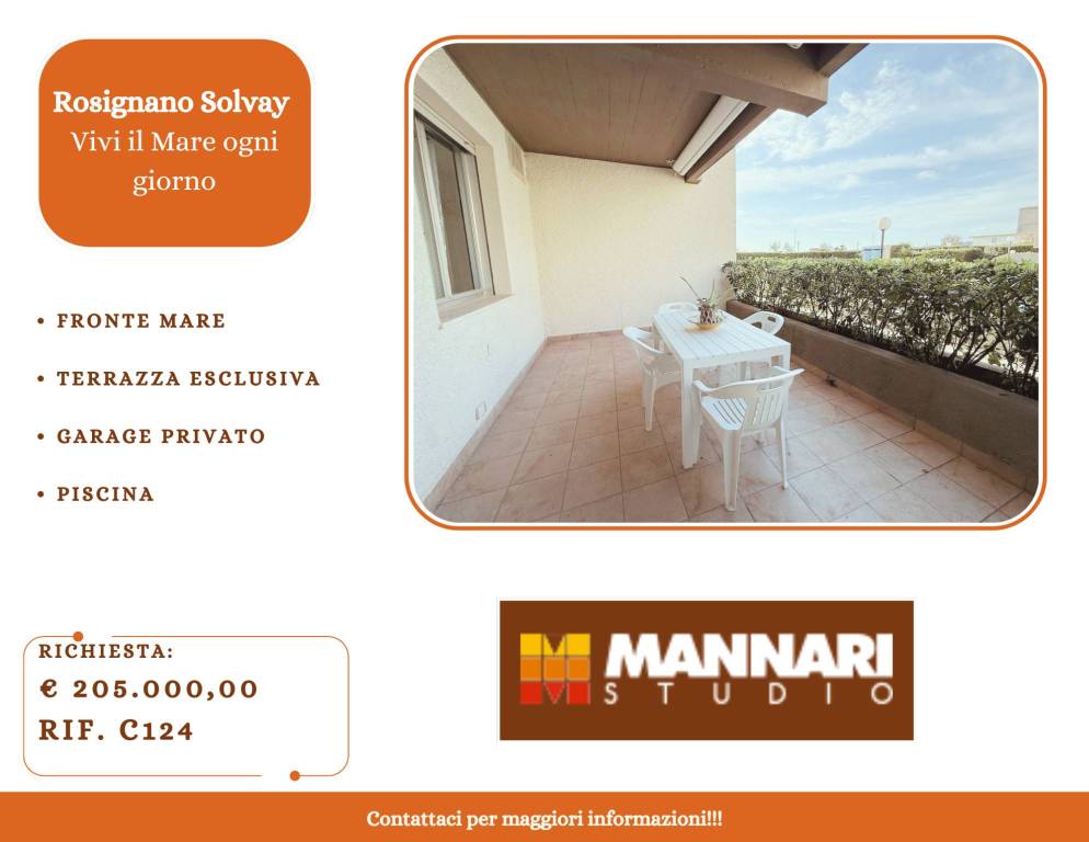 appartamento in vendita a Rosignano Marittimo in zona Rosignano Solvay