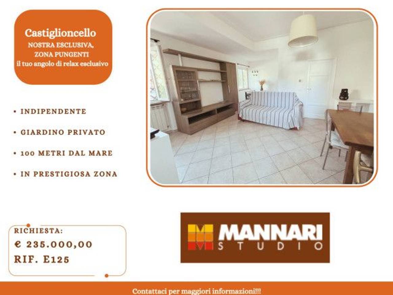 appartamento in vendita a Rosignano Marittimo in zona Castiglioncello