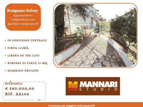 appartamento in vendita a Rosignano Marittimo in zona Rosignano Solvay