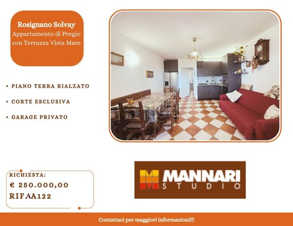 appartamento in vendita a Rosignano Marittimo in zona Rosignano Solvay
