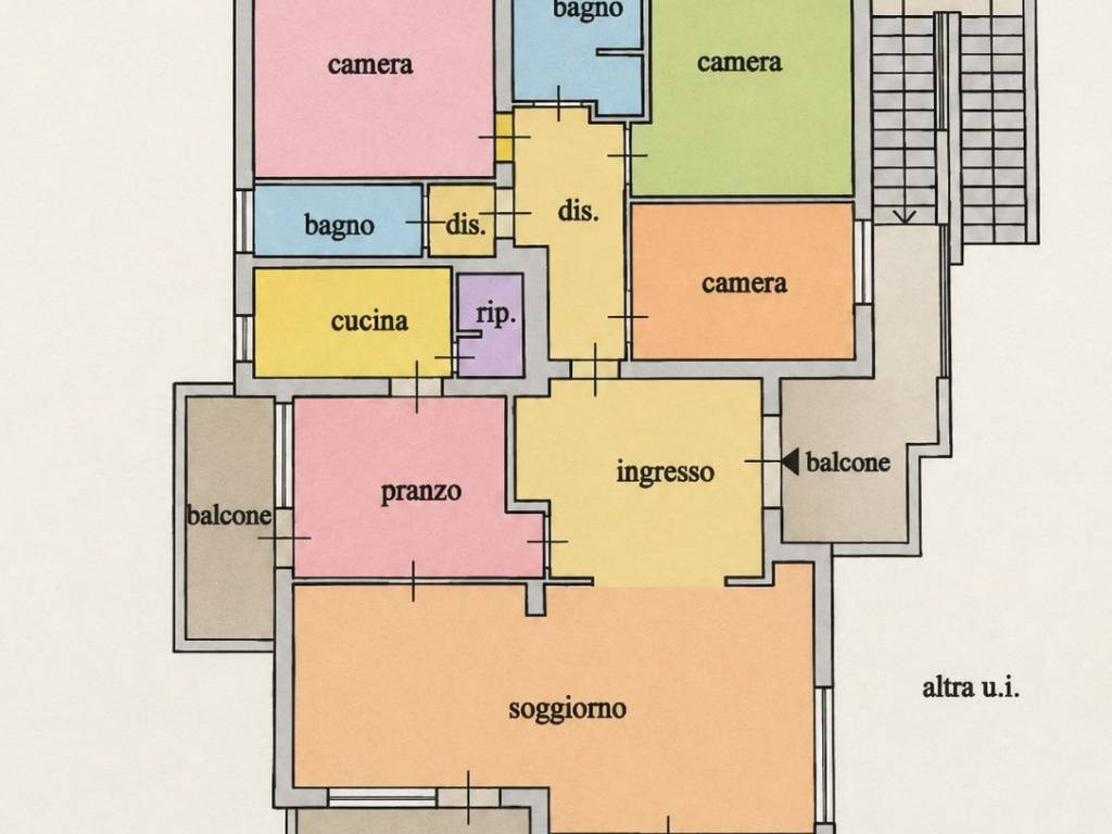 appartamento in vendita a Rosignano Marittimo in zona Nibbiaia