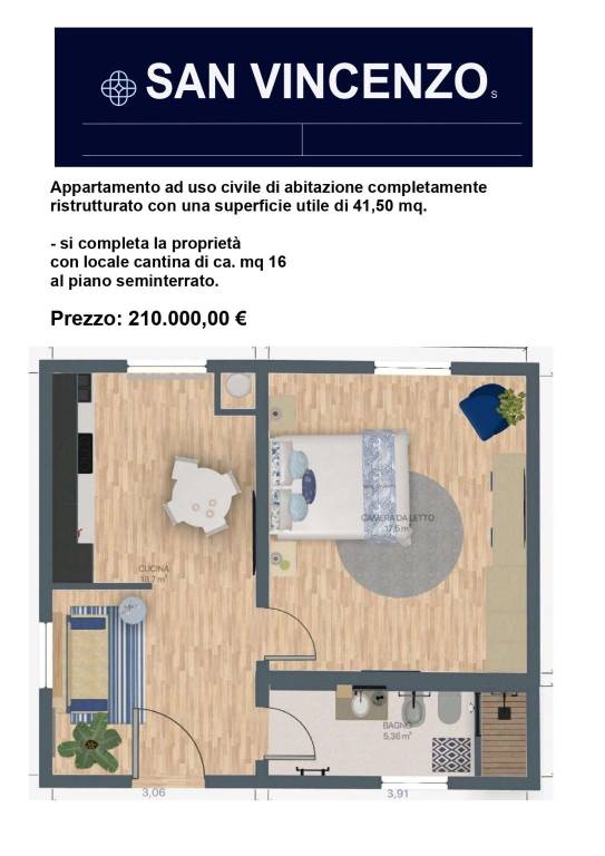 appartamento in vendita a San Vincenzo