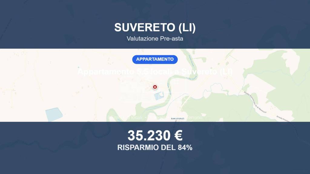appartamento in vendita a Suvereto in zona Forni