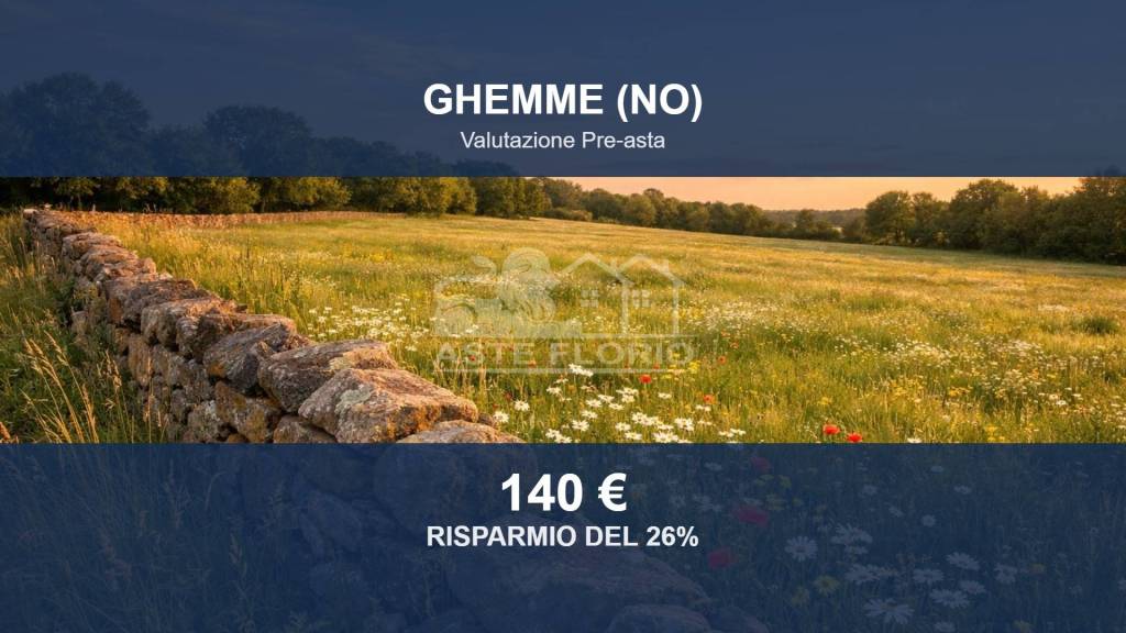 terreno edificabile in vendita a Ghemme