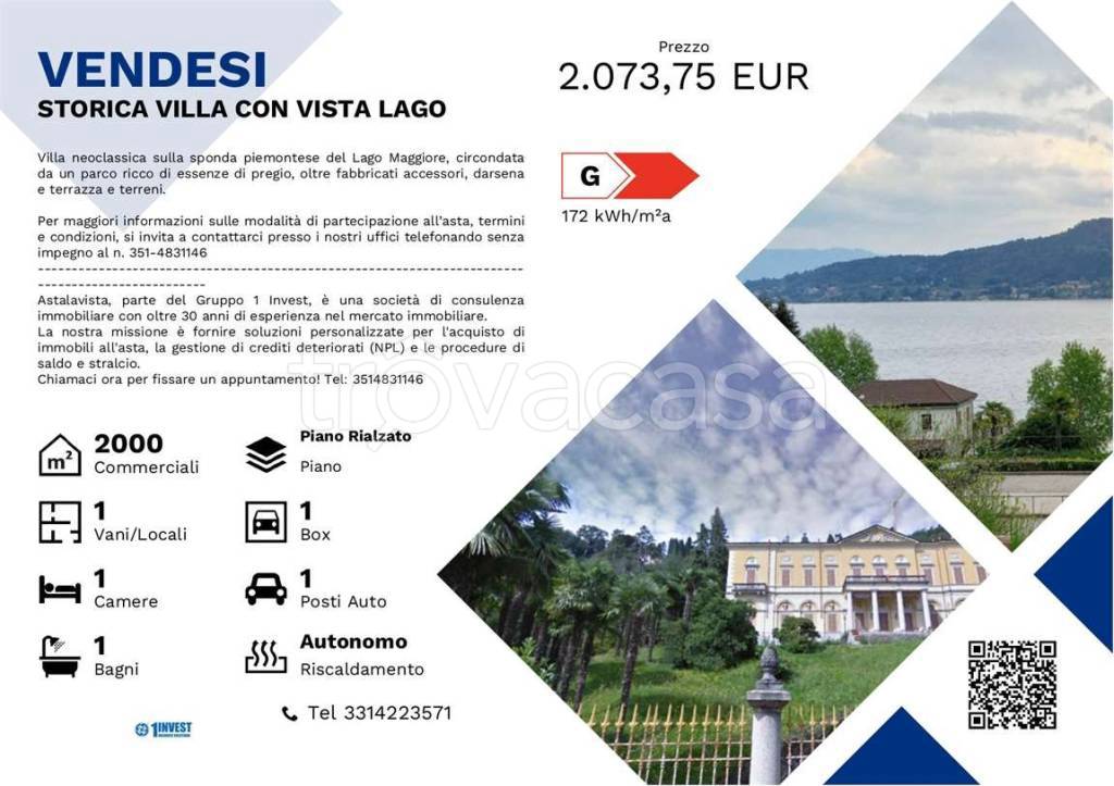 villa in vendita a Meina