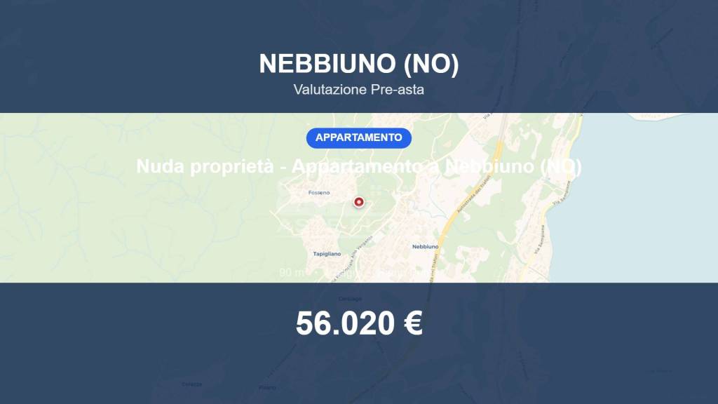 appartamento in vendita a Nebbiuno in zona Fosseno