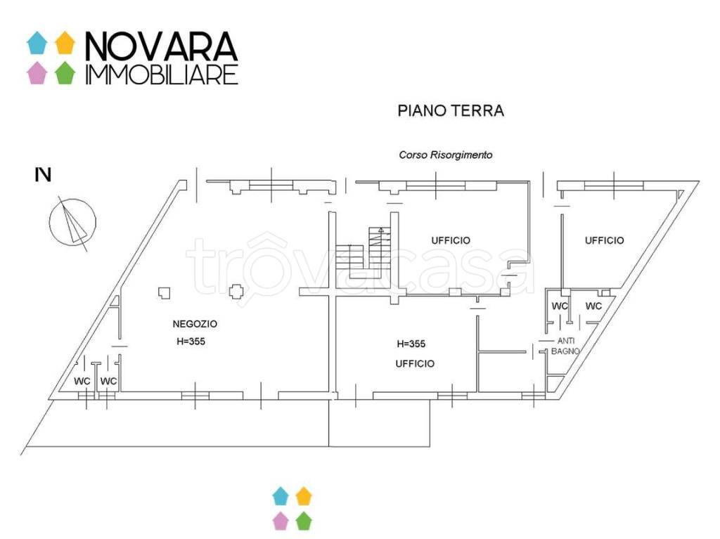 appartamento in vendita a Novara in zona Centro Città