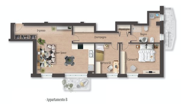 appartamento in vendita a Novara in zona zona Porta Mortara