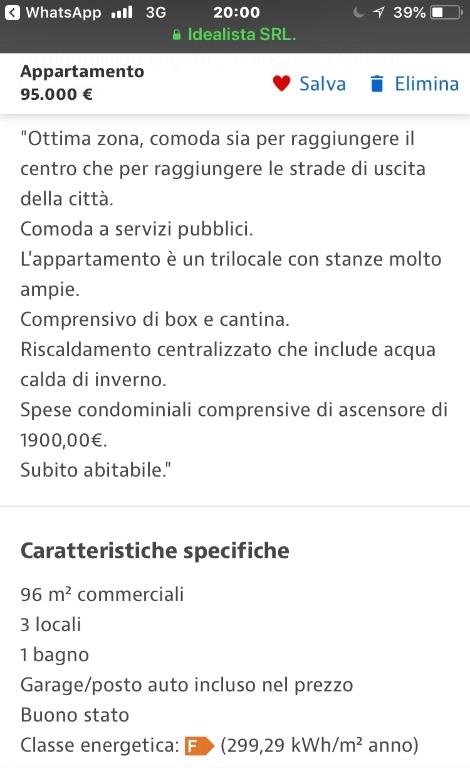 appartamento in vendita a Novara in zona zona Agogna - San Paolo