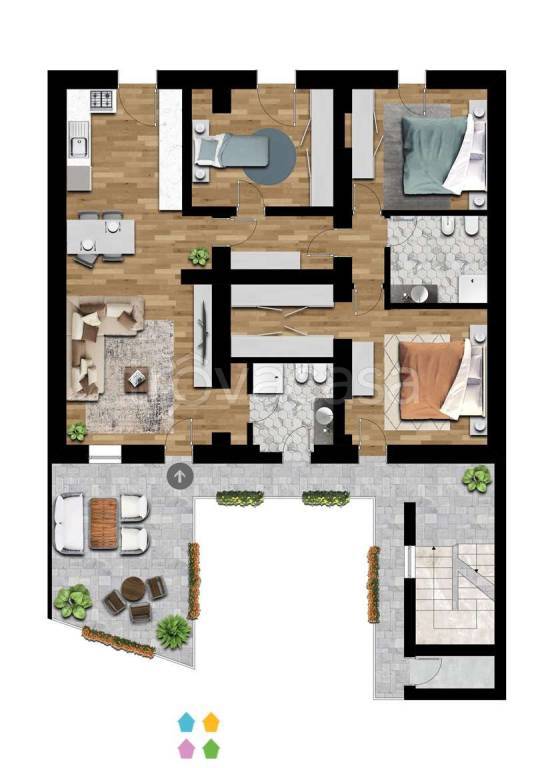 casa indipendente in vendita a Novara in zona zona Sant'Agabio