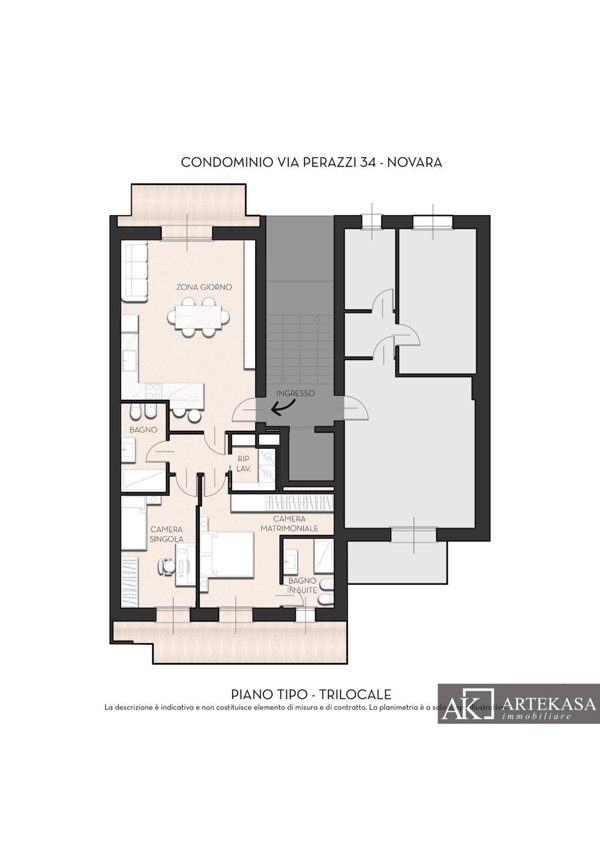 appartamento in vendita a Novara in zona zona San Martino