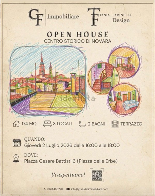 appartamento in vendita a Novara in zona Centro Città