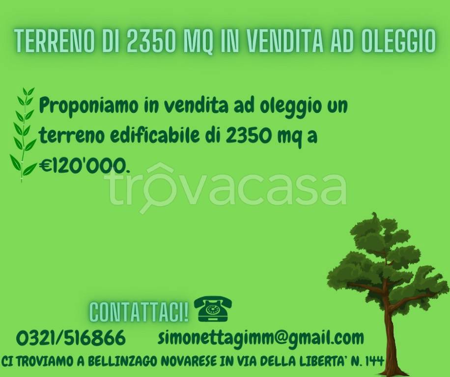 terreno agricolo in vendita ad Oleggio