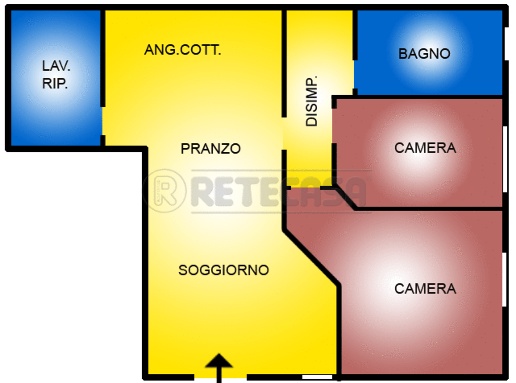 appartamento in vendita a Bientina in zona Quattro Strade