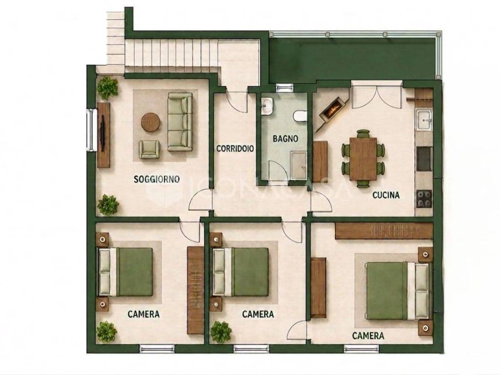 appartamento in vendita a Bientina