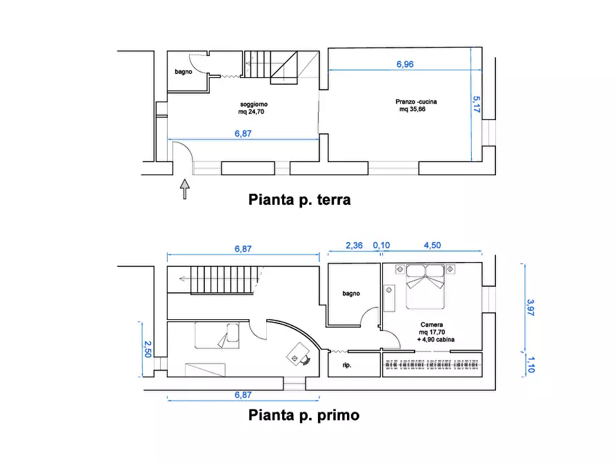 casa indipendente in vendita a Buti