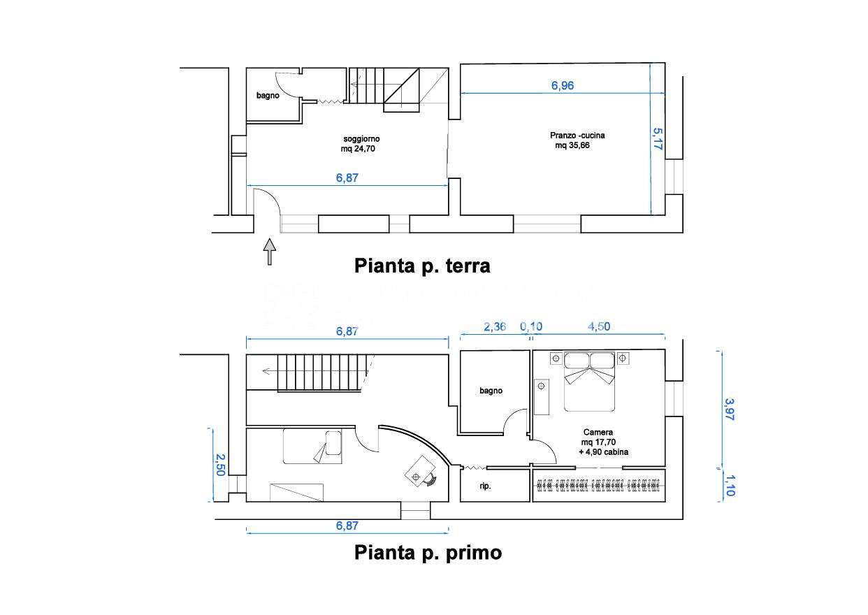intera palazzina in vendita a Buti