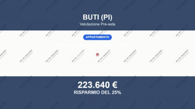 appartamento in vendita a Buti in zona La croce